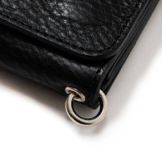 画像4: CALEE  STUDS LEATHER FLAP HALF WALLET (4)