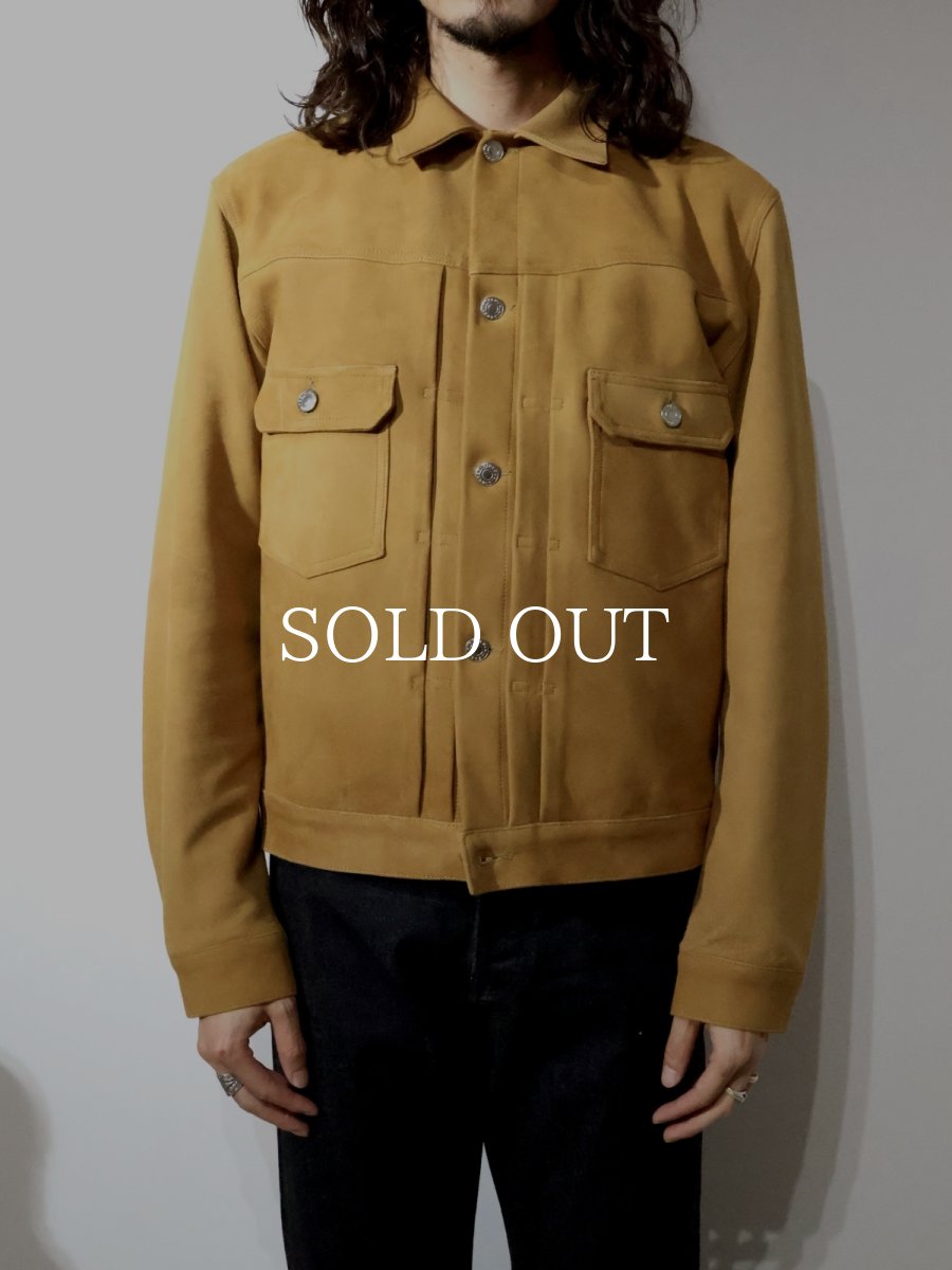 画像9: MINEDENIM  Sheep Suede Trucker JKT (9)