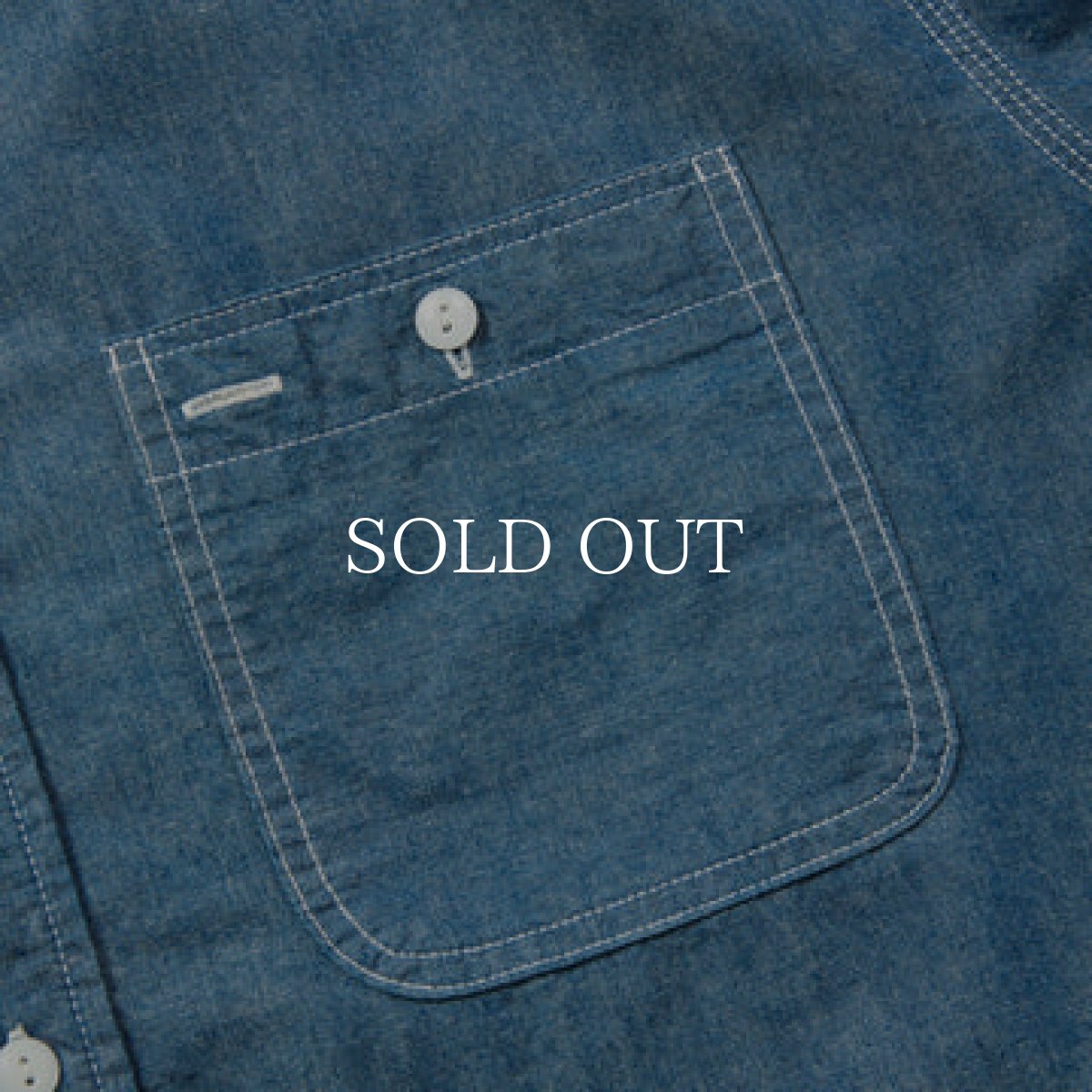 画像5: CALEE  VINTAGE TYPE CHAMBRAY L/S SH (5)
