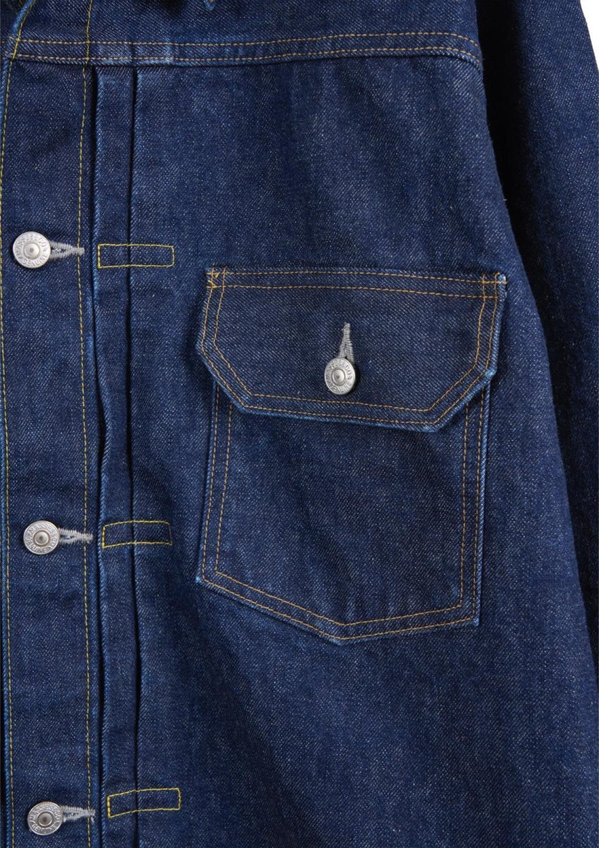 画像4: MASSES  DENIM JACKET ONE WASH MMY (4)