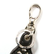 画像2: CALEE  STUDS LEATHER RUGGED KEY RING (2)