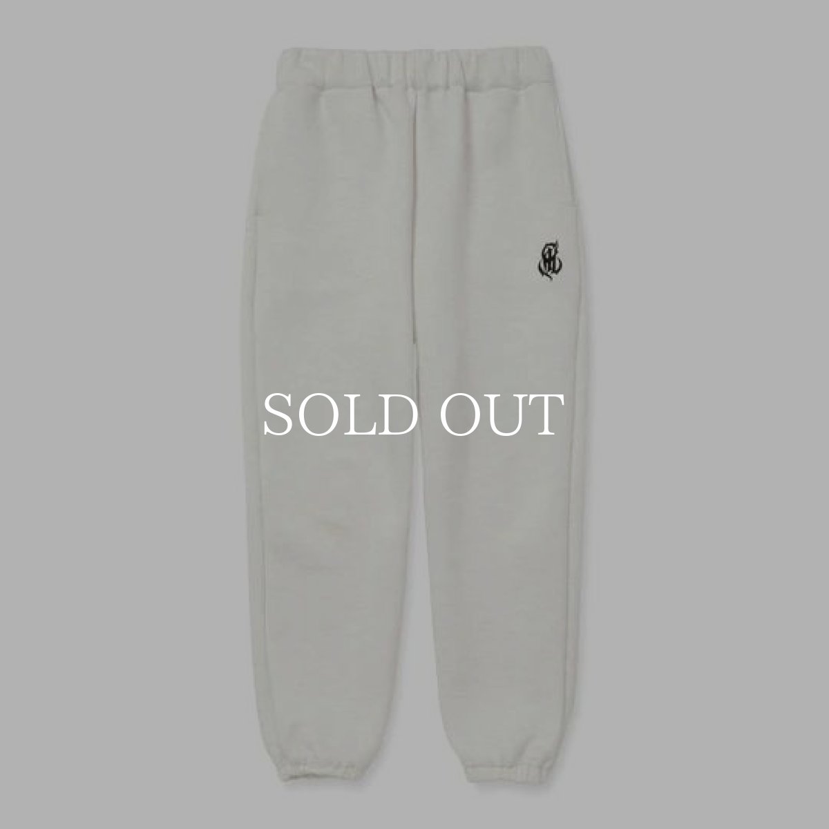 画像1: CALEE  HIGH GAUGE DOUBLE KNIT SWEAT RELAX PANTS (1)