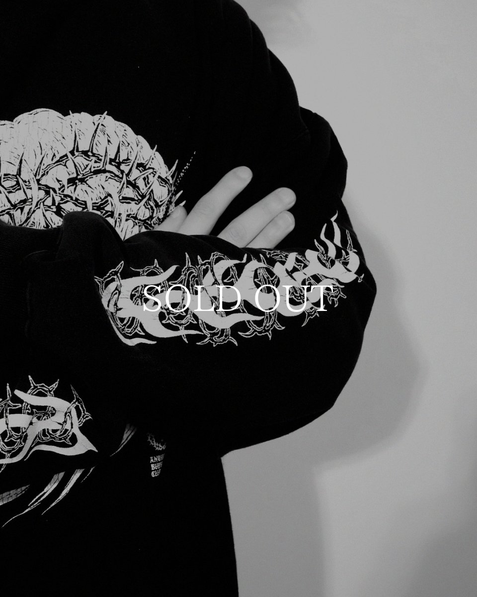 画像8: ANTIDOTE BUYERS CLUB   Fade Wash Crewneck Sweatshirt(Skull Jesus) (8)