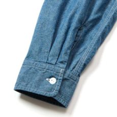 画像7: CALEE  VINTAGE TYPE CHAMBRAY L/S SH (7)