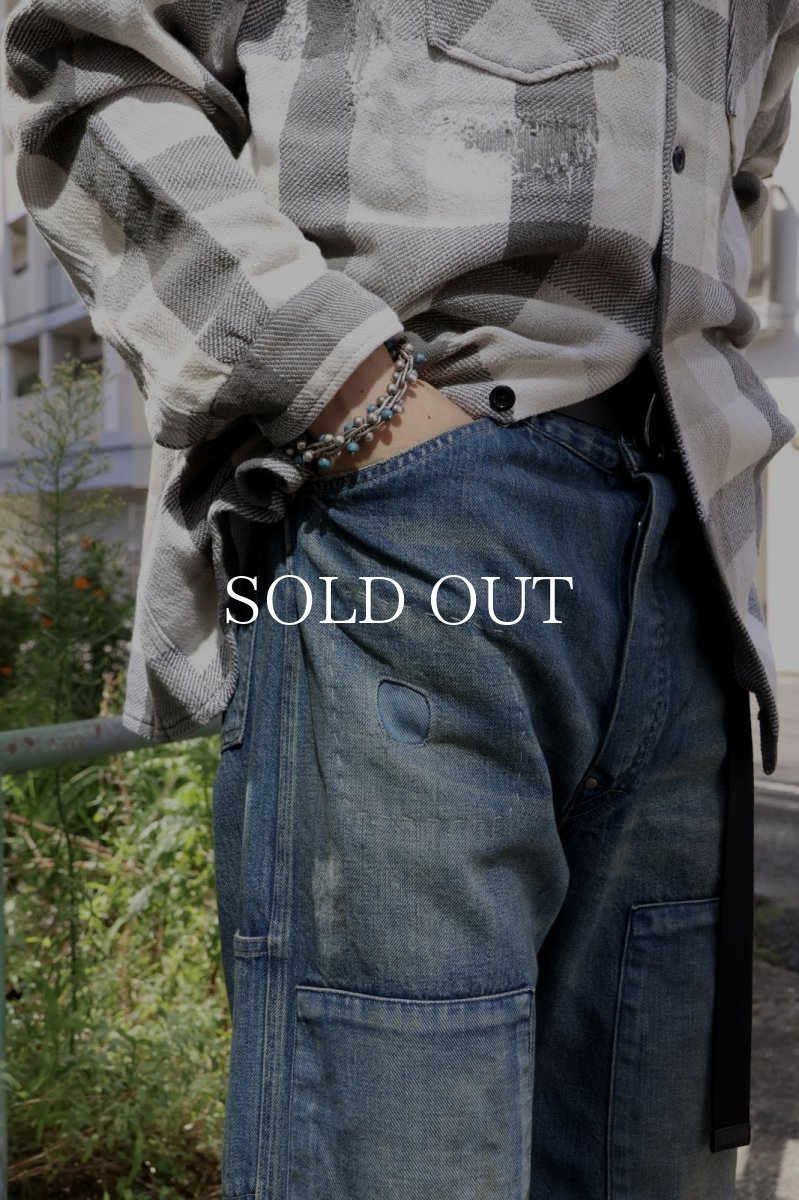 画像3: BOW WOW  MINER'S REPAIRED DENIM WORK PANTS (3)