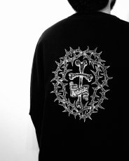 画像9: ANTIDOTE BUYERS CLUB   Fade Wash Crewneck Sweatshirt(Skull Jesus) (9)