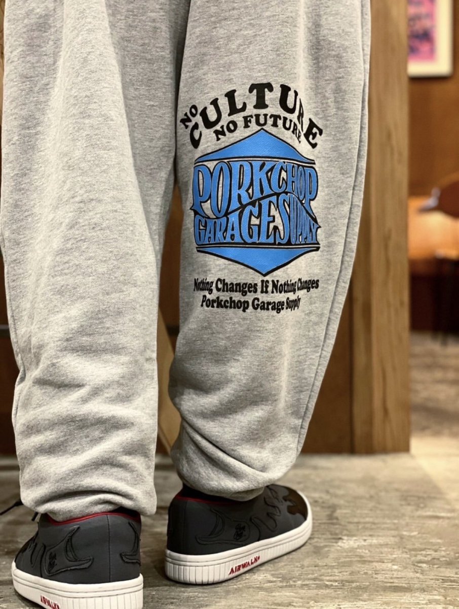 画像14: PORKCHOP GARAGE SUPPLY  WAVE LOGO SWEAT PANTS (14)