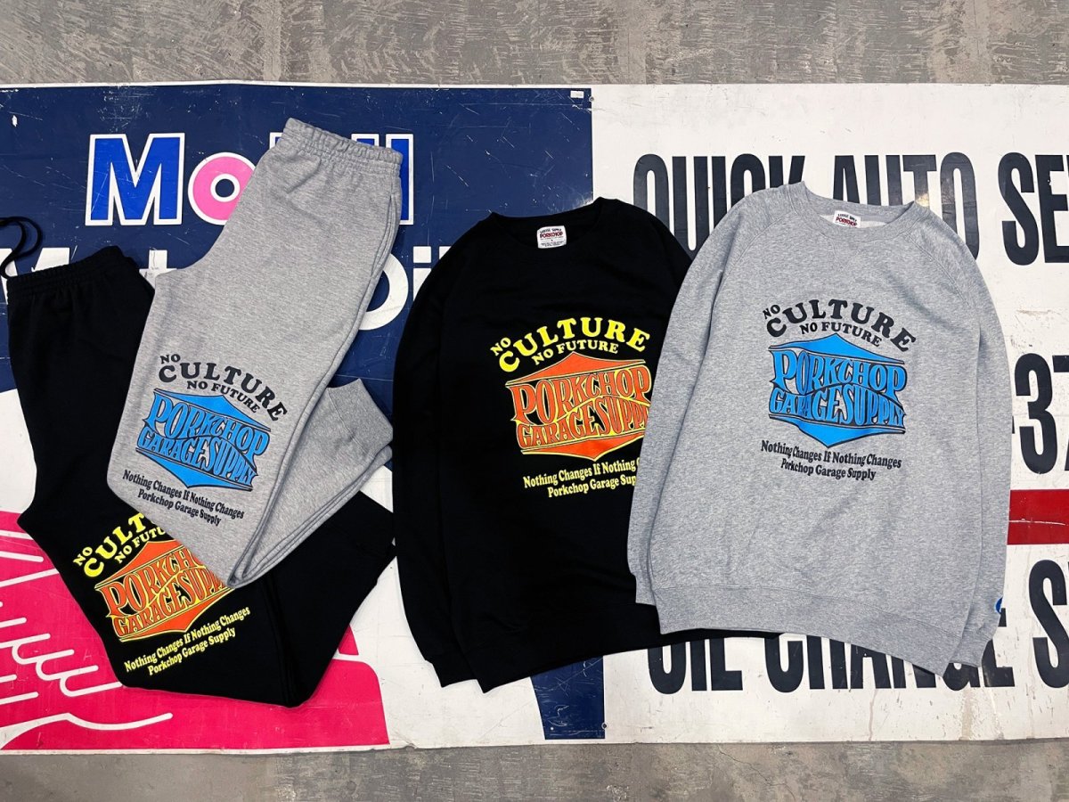 画像15: PORKCHOP GARAGE SUPPLY  WAVE LOGO SWEAT PANTS (15)