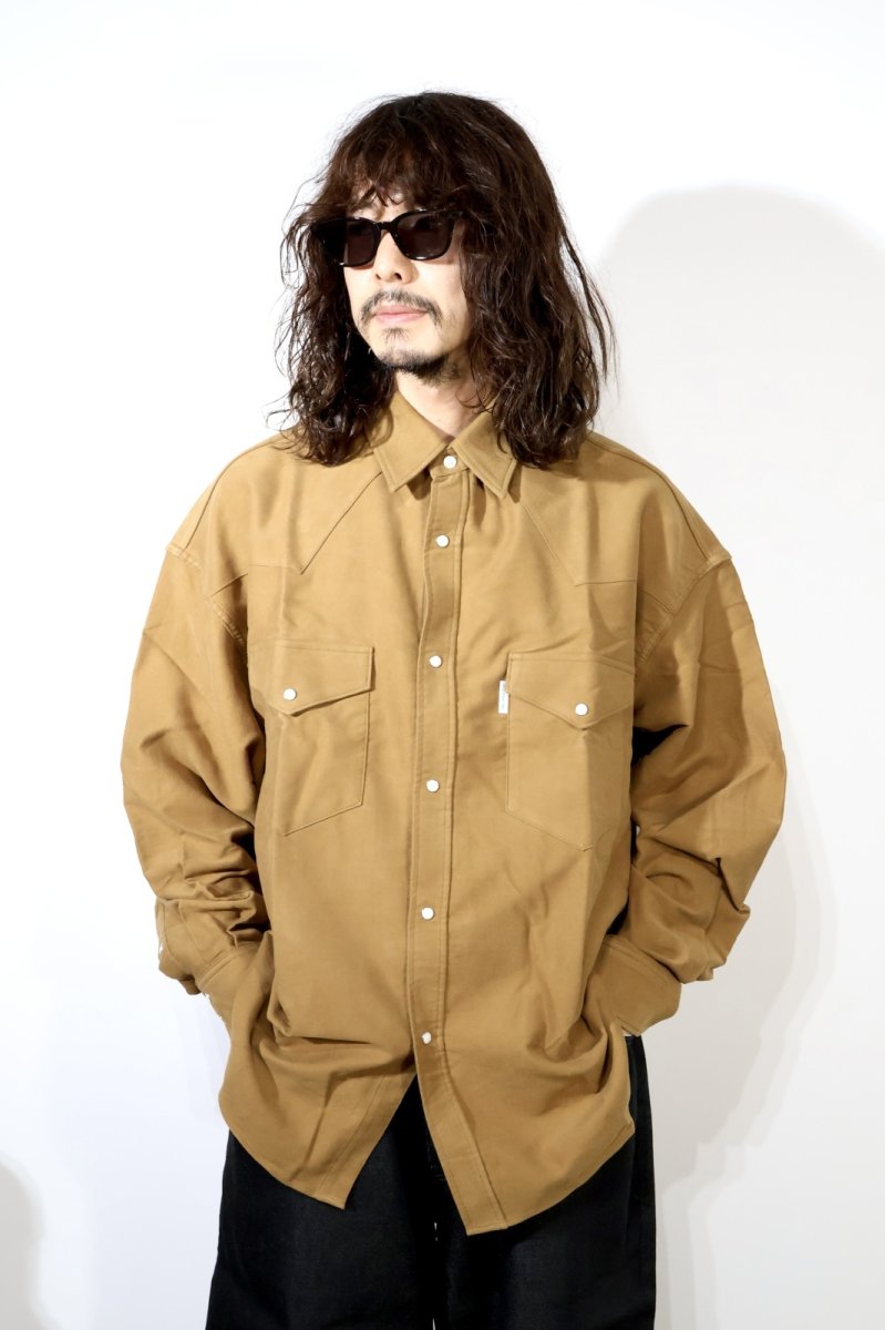 画像2: COOTIE   Moleskin Western L/S Shirt (2)