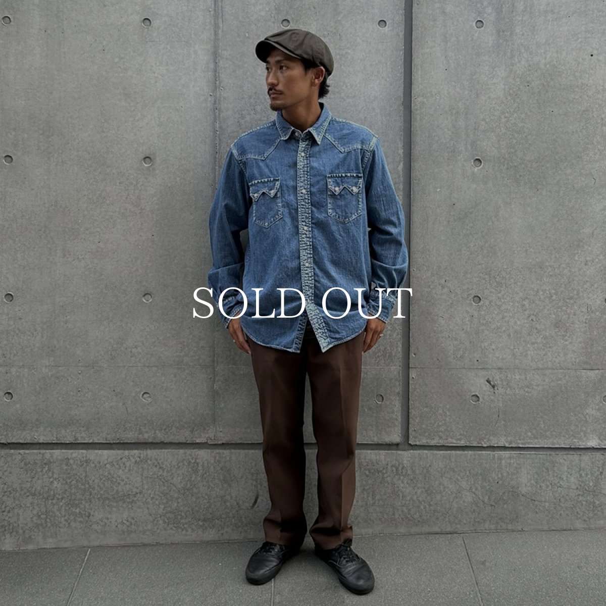 画像9: STANDARD CALIFORNIA  SD Denim Western Shirt VW (9)