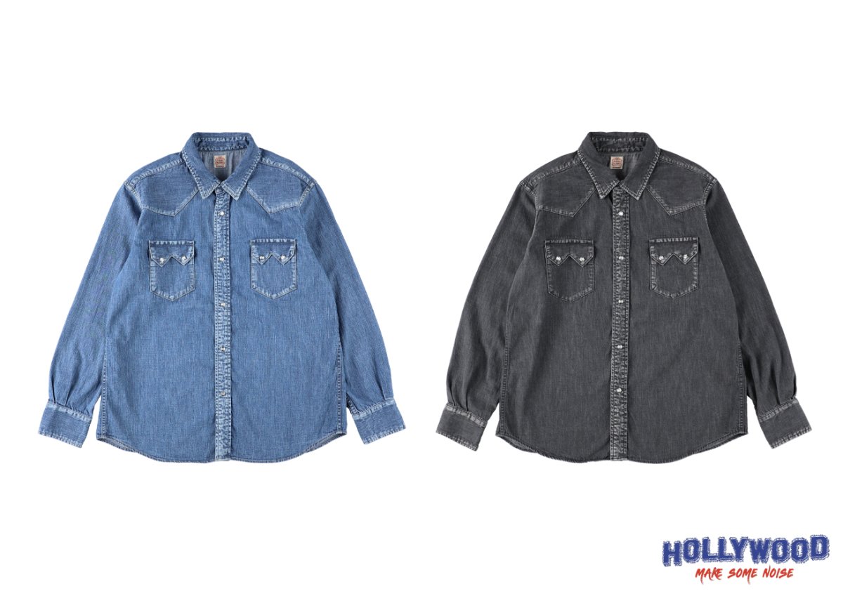 画像1: STANDARD CALIFORNIA  SD Denim Western Shirt VW (1)