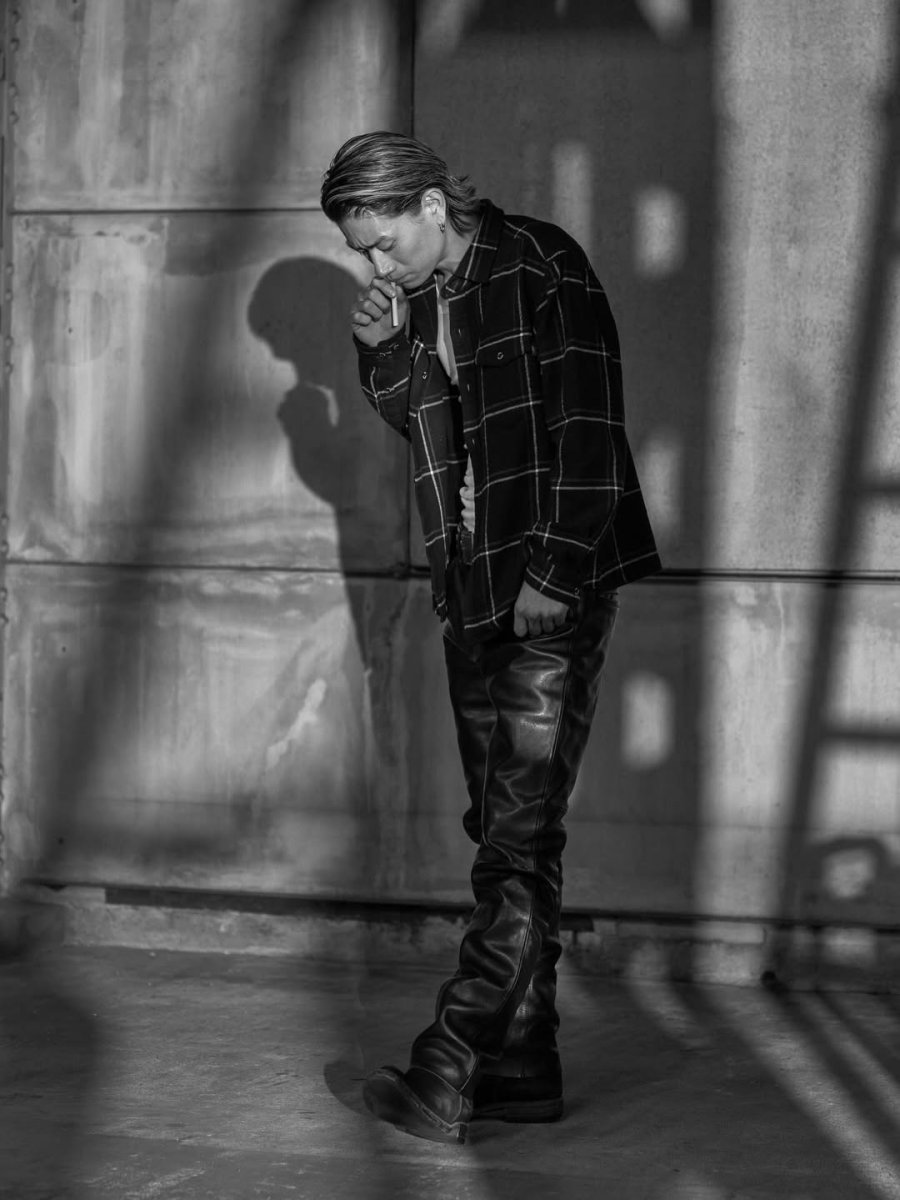 画像10: RATS  COTTON FLANNEL CHECK SHIRT (10)