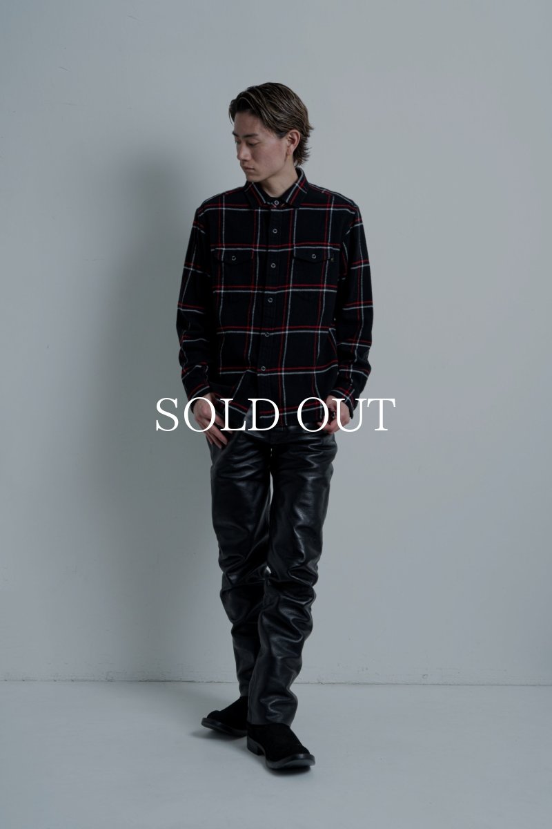 画像11: RATS  COTTON FLANNEL CHECK SHIRT (11)