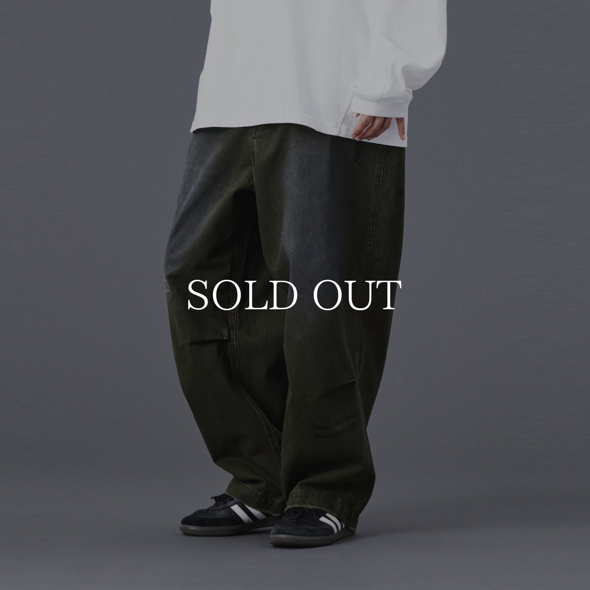 画像30: Liberaiders  HANDWRITING PRINT CHINO SARROUEL PANTS (30)