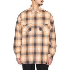 画像9: CALEE  OMBRE CHECK WESTERN L/S SH (9)