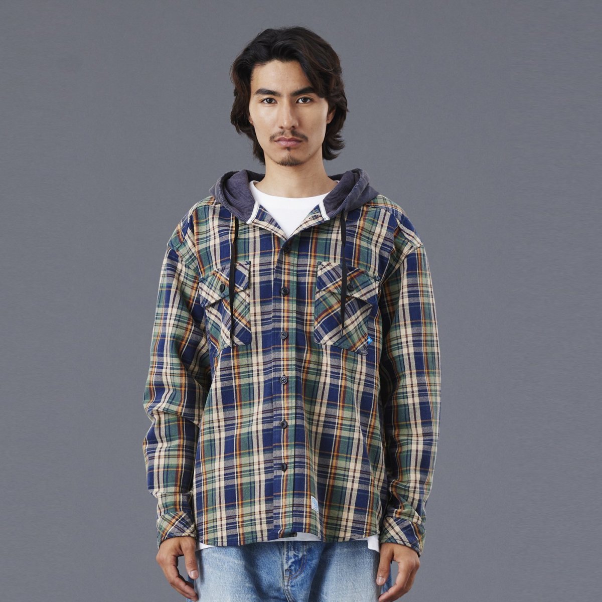 画像30: Liberaiders  HOODED PLAID SHIRT (30)