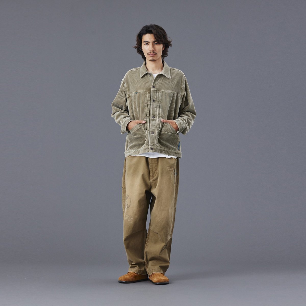 画像33: Liberaiders  HANDWRITING PRINT CHINO SARROUEL PANTS (33)