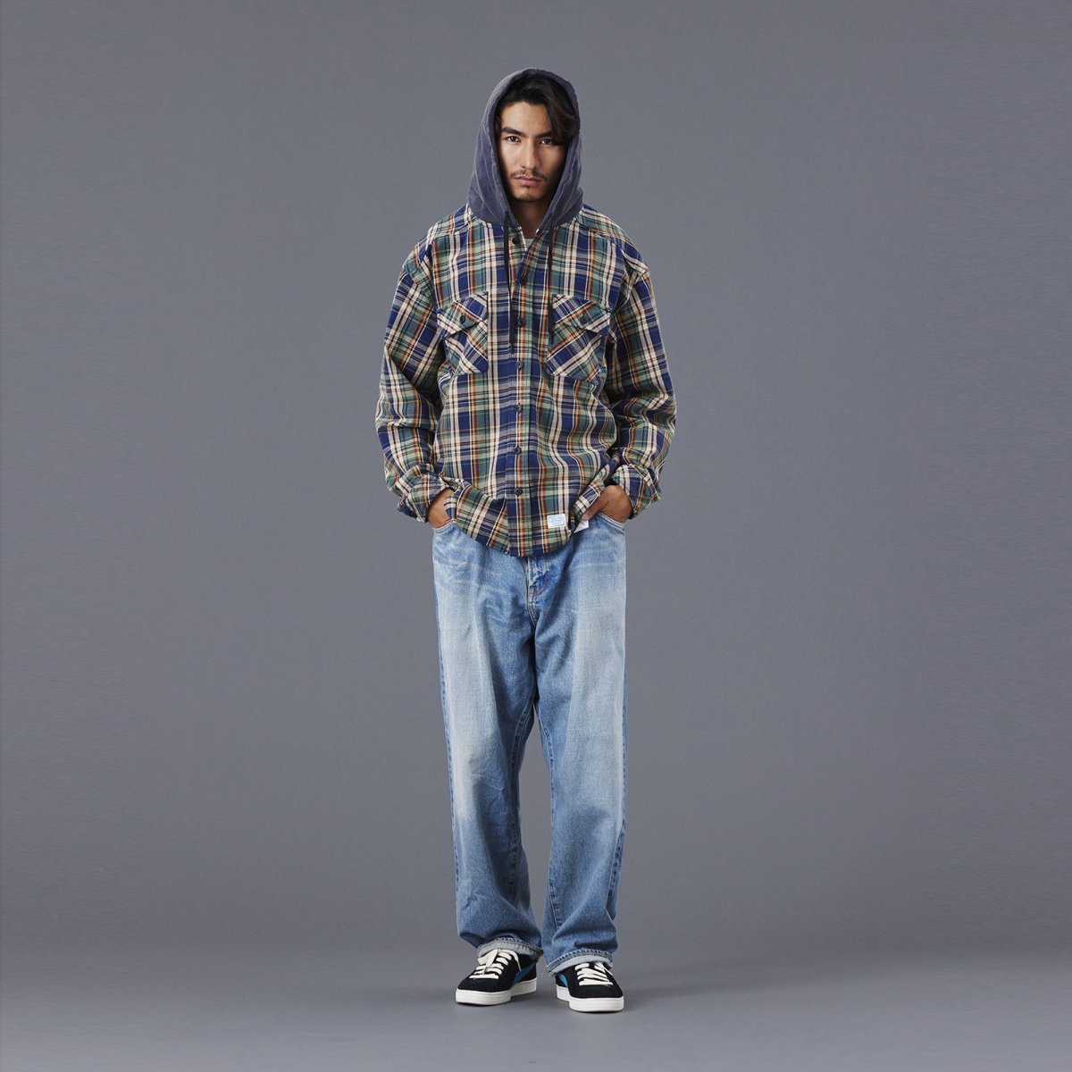 画像35: Liberaiders  HOODED PLAID SHIRT (35)