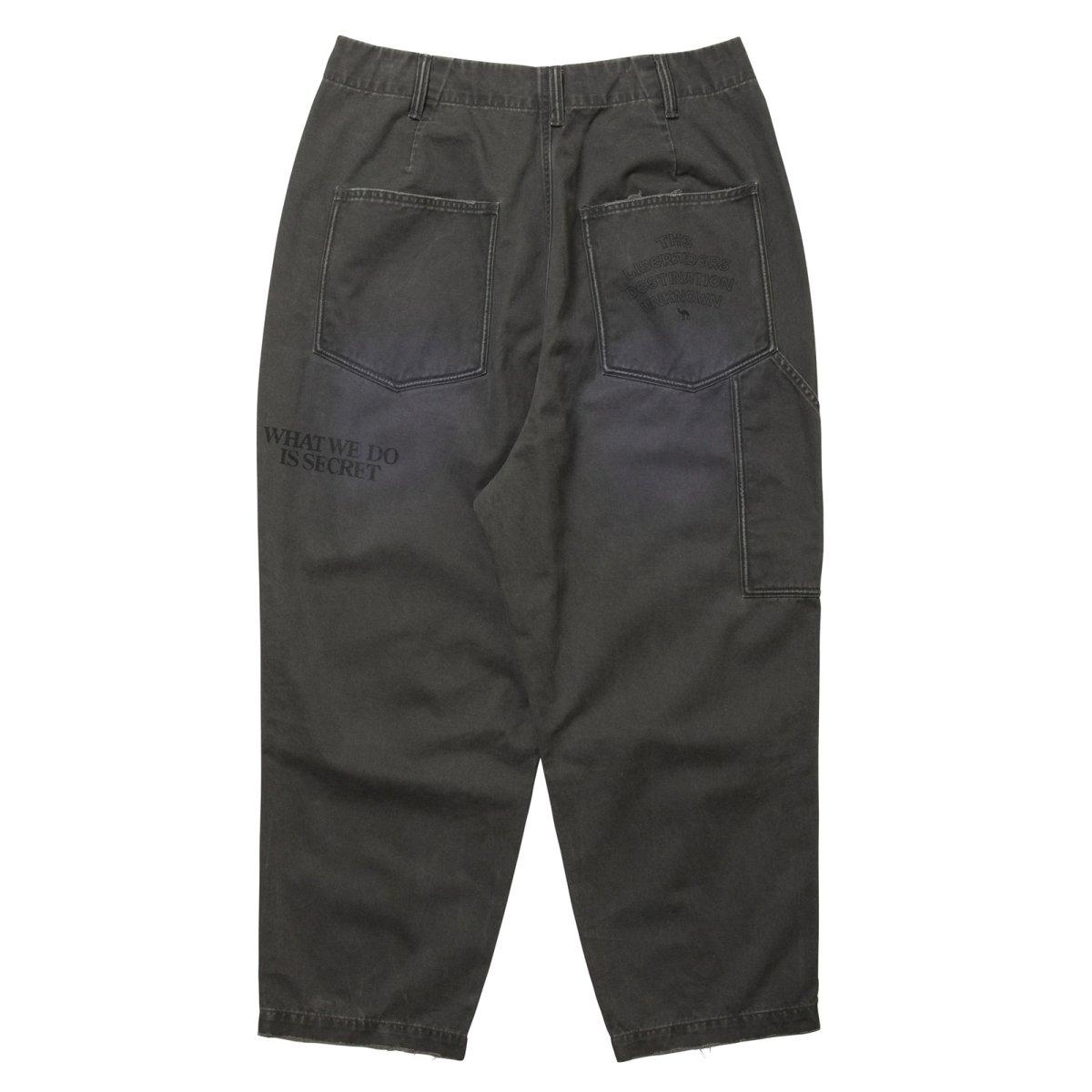 画像2: Liberaiders  HANDWRITING PRINT CHINO SARROUEL PANTS (2)