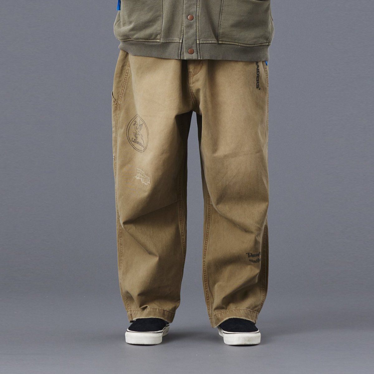 画像25: Liberaiders  HANDWRITING PRINT CHINO SARROUEL PANTS (25)