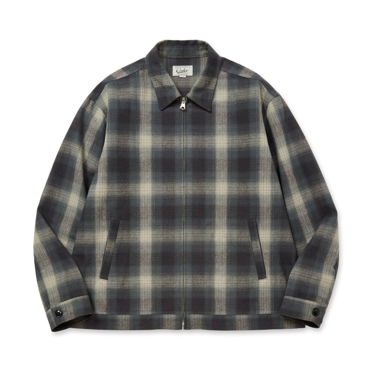 画像1: CALEE  OMBRE CHECK SWINGTOP (1)