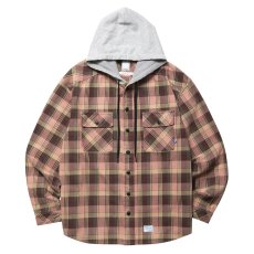 画像3: Liberaiders  HOODED PLAID SHIRT (3)