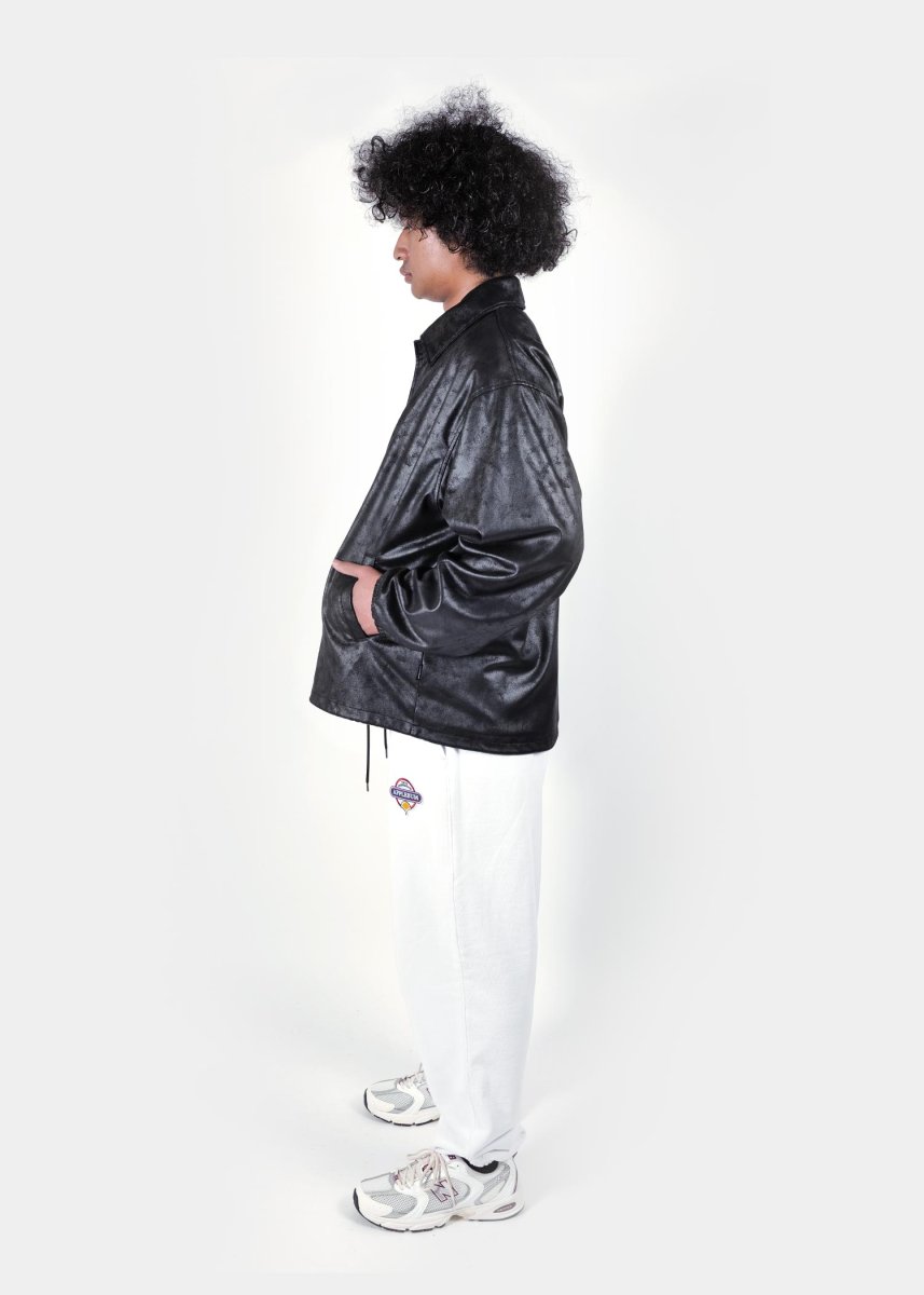 画像7: APPLEBUM  Synthetic Leather Jacket (7)