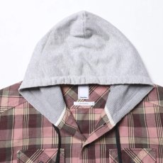 画像12: Liberaiders  HOODED PLAID SHIRT (12)