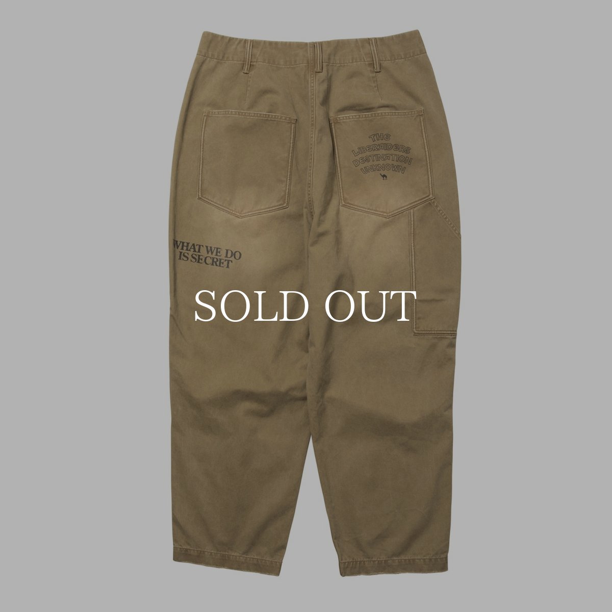 画像9: Liberaiders  HANDWRITING PRINT CHINO SARROUEL PANTS (9)