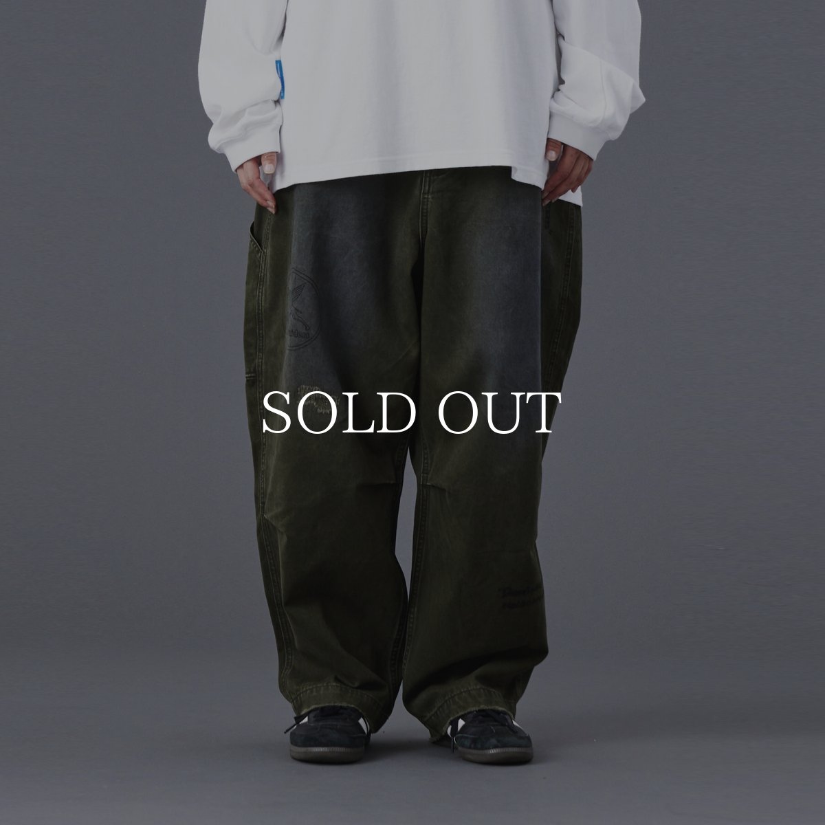 画像28: Liberaiders  HANDWRITING PRINT CHINO SARROUEL PANTS (28)