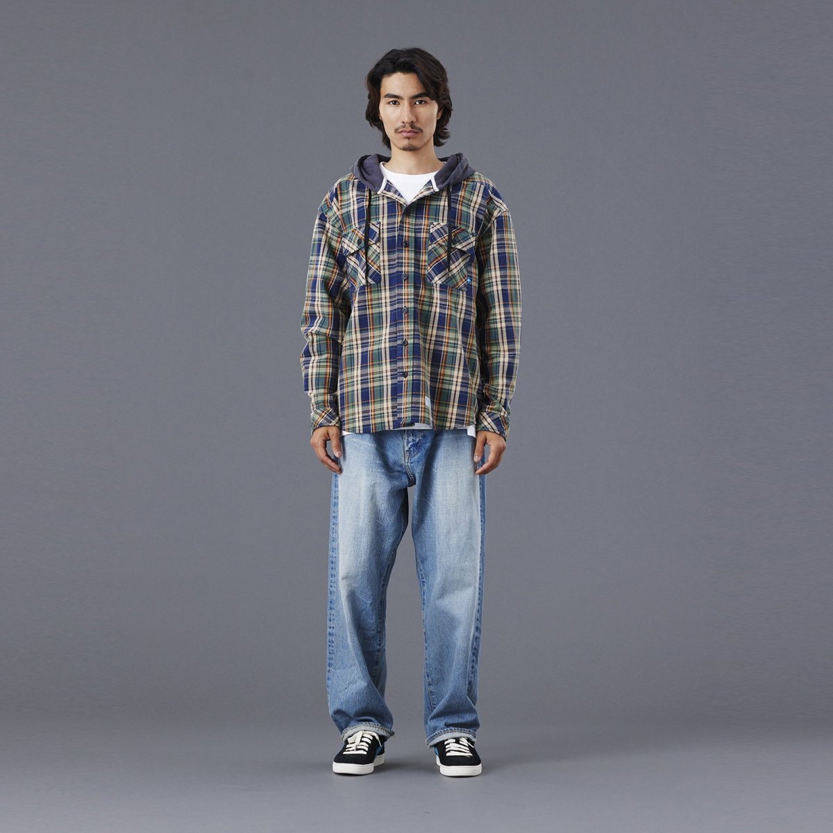画像33: Liberaiders  HOODED PLAID SHIRT (33)