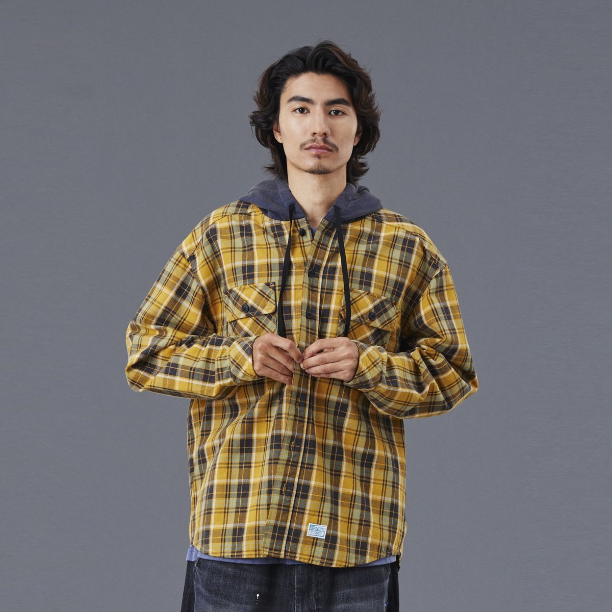 画像23: Liberaiders  HOODED PLAID SHIRT (23)