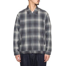 画像8: CALEE  OMBRE CHECK SWINGTOP (8)