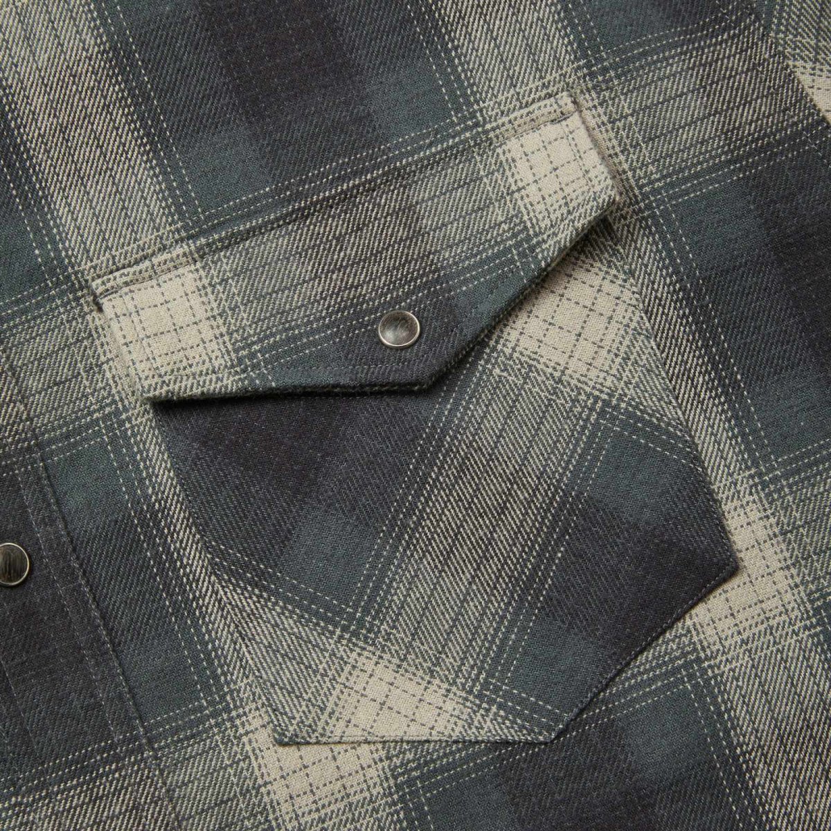 画像6: CALEE  OMBRE CHECK WESTERN L/S SH (6)