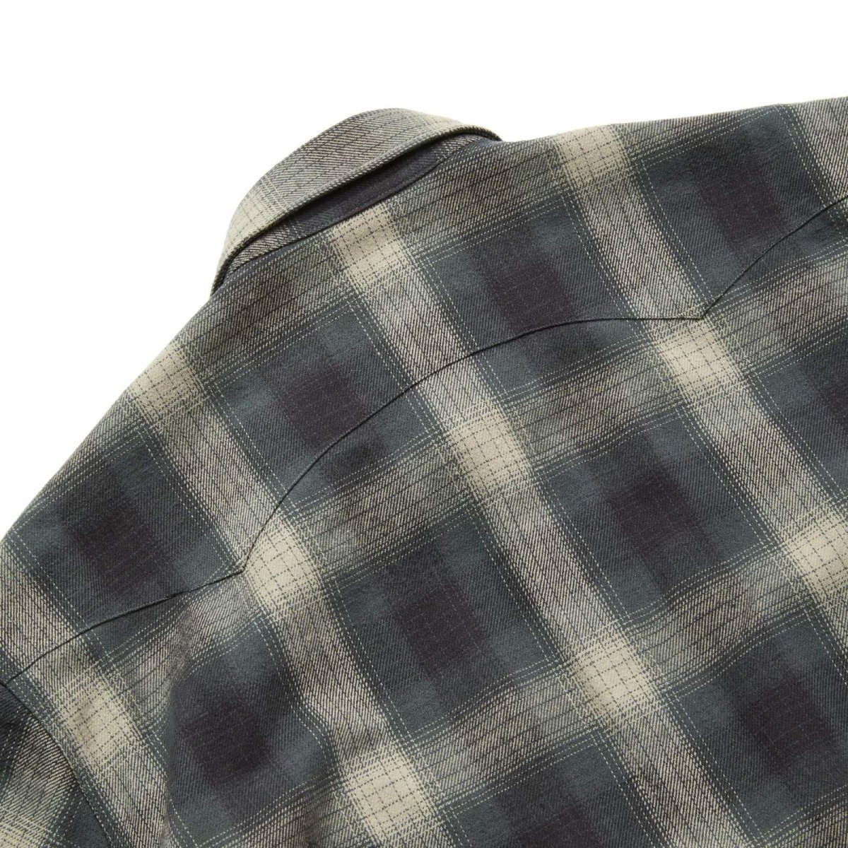 画像8: CALEE  OMBRE CHECK WESTERN L/S SH (8)