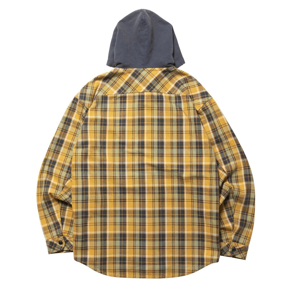 画像2: Liberaiders  HOODED PLAID SHIRT (2)