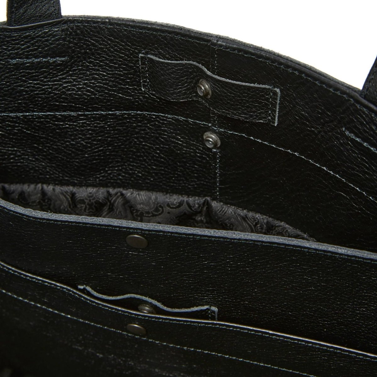 画像12: CALEE  STUDS LEATHER TOTE BAG (12)