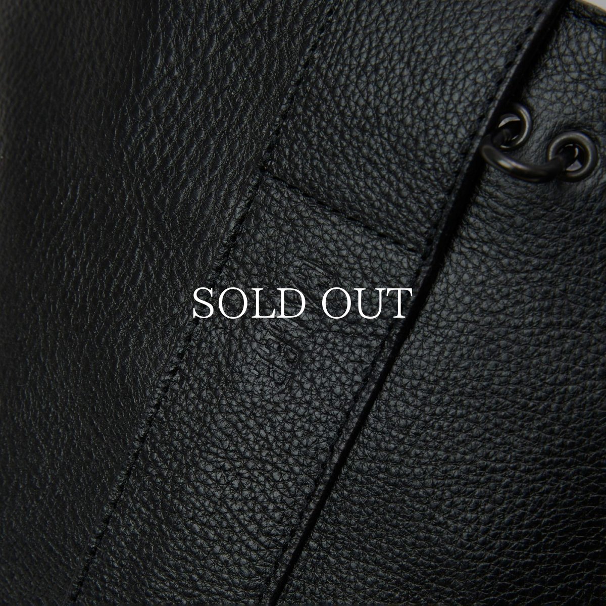 画像9: CALEE  STUDS LEATHER BUCKET BAG (9)