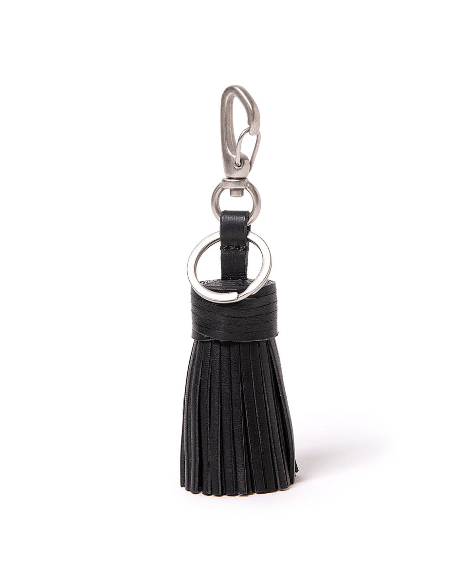 画像1: hobo  TASSEL KEY RING with HORSE LEATHER (1)