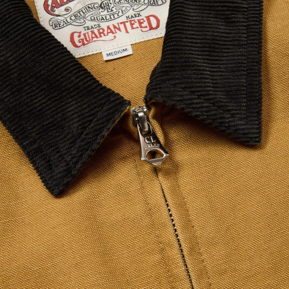 画像5: CALEE  VINTAGE REPRODUCT CORDURY COLLAR DUCK JACKET (5)