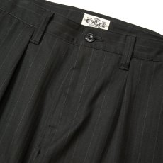 画像3: CALEE  PINSTRIPE TUCK WIDE SLACKS (3)