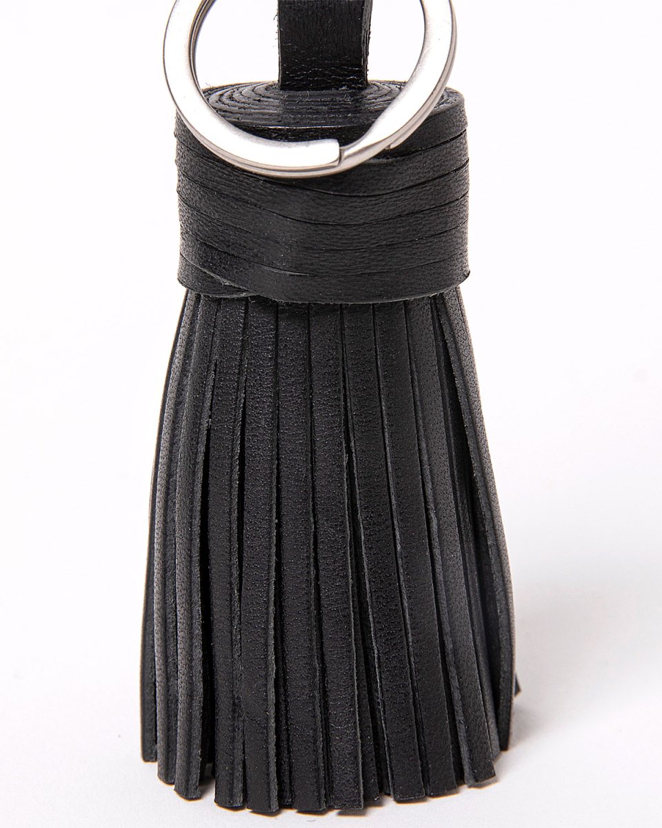 画像2: hobo  TASSEL KEY RING with HORSE LEATHER (2)