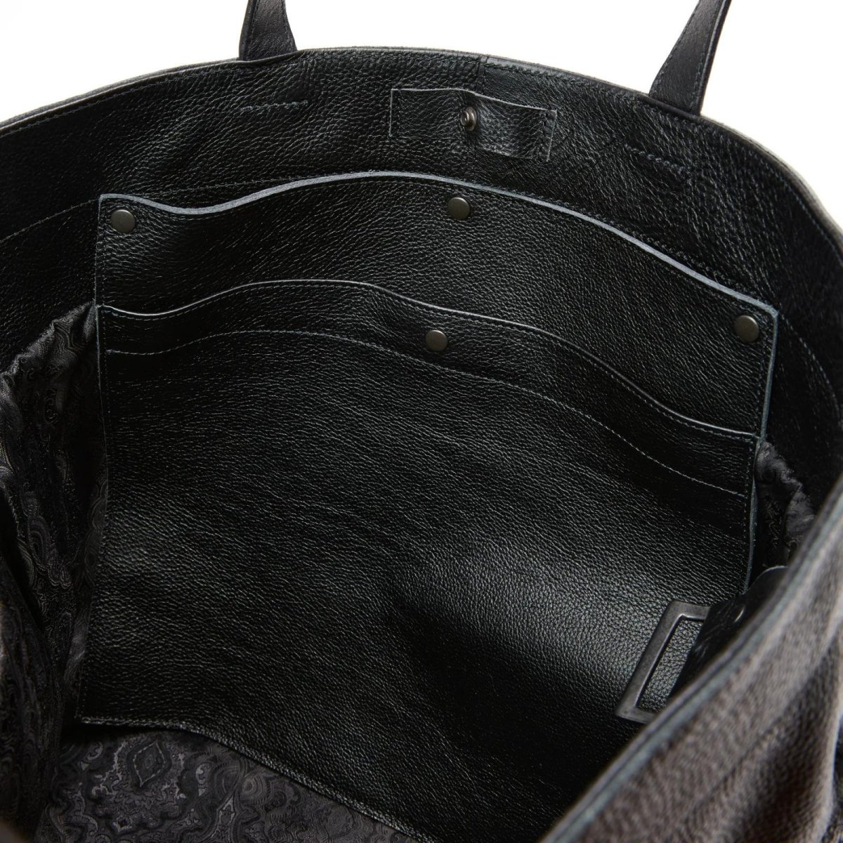 画像11: CALEE  STUDS LEATHER TOTE BAG (11)