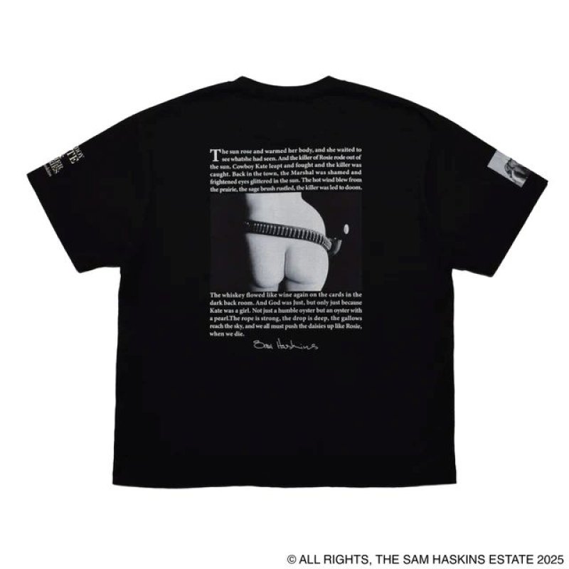新品 25aw MINEDENIM Sam HaskinsTシャツ L MINEDENIM×Stie-lo 25AW Sam Haskins×Stie-lo holster Tee (COWBOY