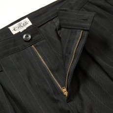 画像5: CALEE  PINSTRIPE TUCK WIDE SLACKS (5)