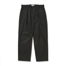 画像1: CALEE  PINSTRIPE TUCK WIDE SLACKS (1)