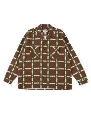 画像1: BOW WOW  NAVAJO PRINT FLANNEL SHIRT AGED (1)
