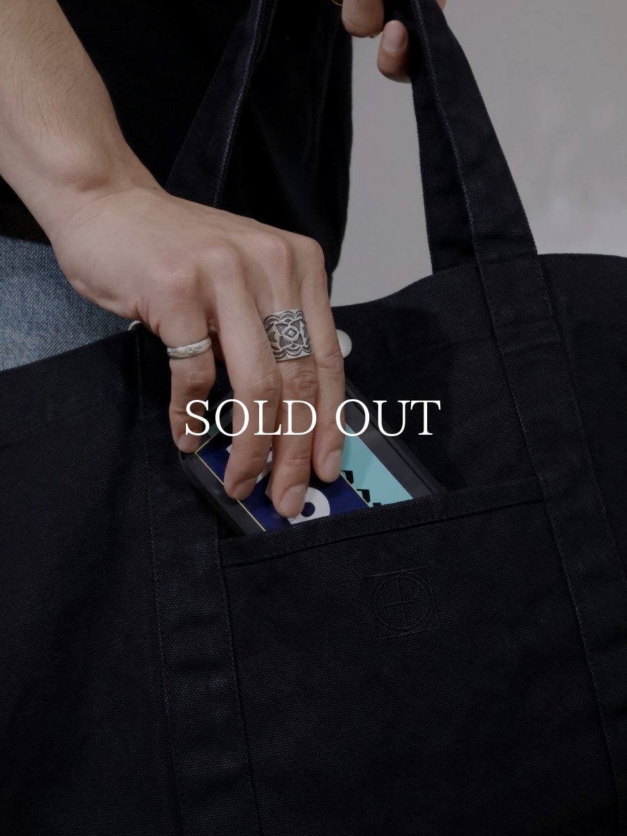 画像2: hobo  TOTE BAG COTTON DUCK CANVAS (2)