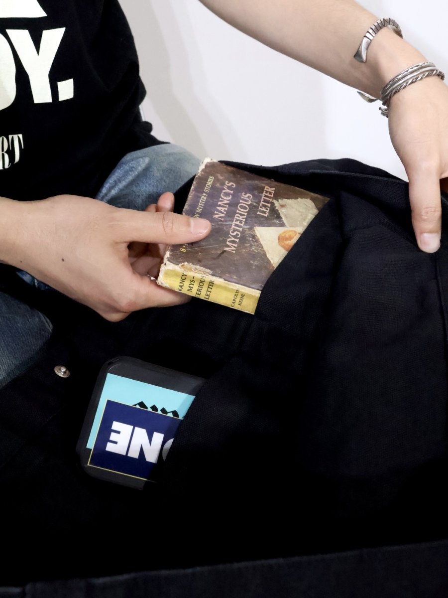 画像3: hobo  TOTE BAG COTTON DUCK CANVAS (3)