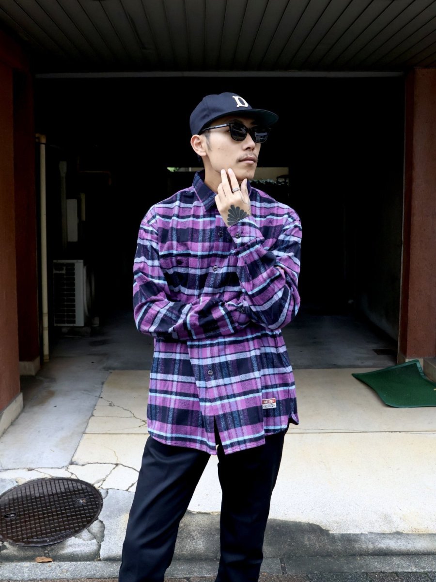 画像13: CHALLENGER  PLAID FLANNEL SHIRT (13)